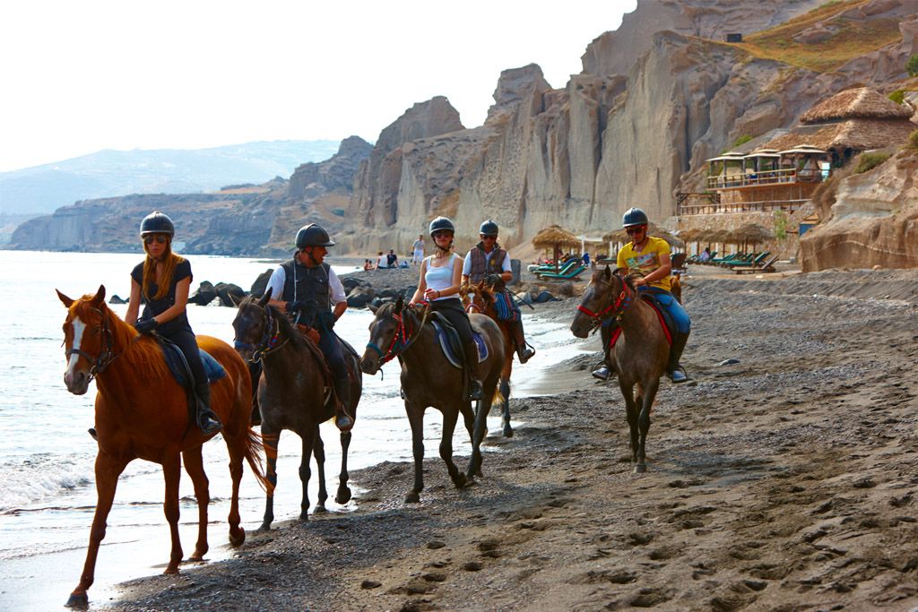 Pasear a caballo por el mar